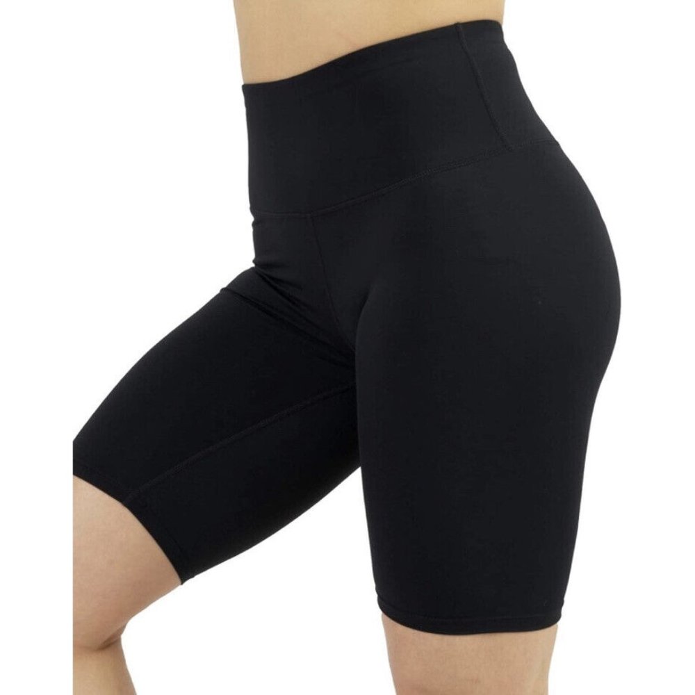 Biker Shorts Women’s high  waisted yoga workout compression  Shorts Size S